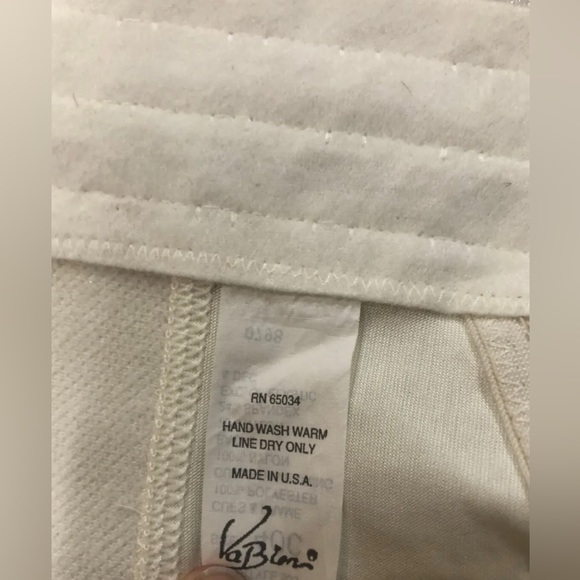 Va Bien Bustiers Bride White Sz-40C Smooth Hourglass #0798 Hook & Eye $75 - Picture 12 of 12